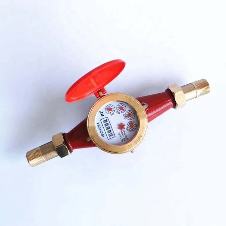 Мультижильный измеритель уровня горячей воды 20 мм Pn16 с сухим циферблатом