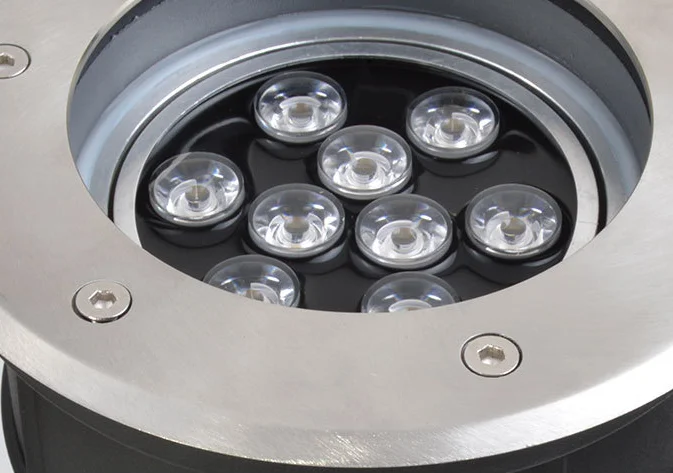 led underground light 18w 24w 36w 54w 72w high quality SMD fiber optic lighting for garden