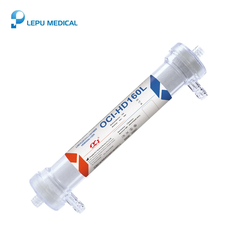 Medical Equipments Hemodialysis High Flux F 4 Hps Dialyzer Fiber Hemodialyzer Dialysis Dialyzers With Filter