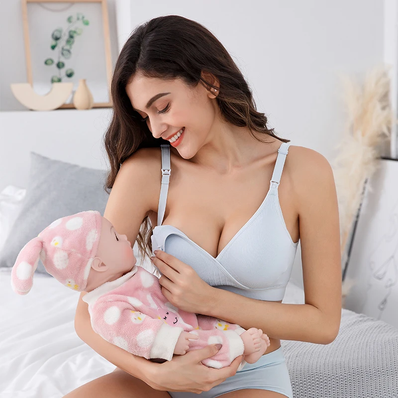 Front Open Adjustable Open Maternity Pregnancy Bra Nursing Bra