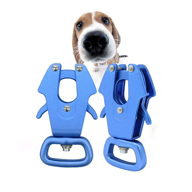 25mm Free Sample Pet accessories Tactical Dog Leash Carabiner Multi-Function Aluminum Alloy Connectors Clip Frog Buckle