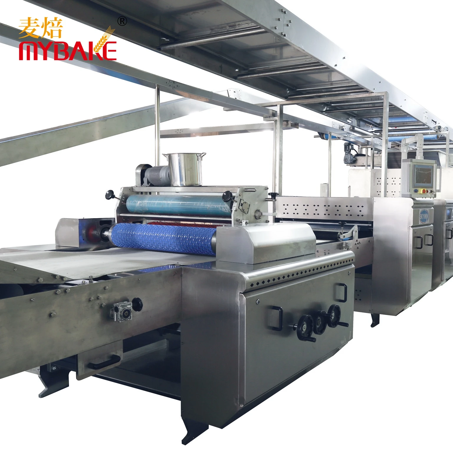 
High Capacity commerci full automatic soda biscuit production line biscuit make machine hard biscuit line 