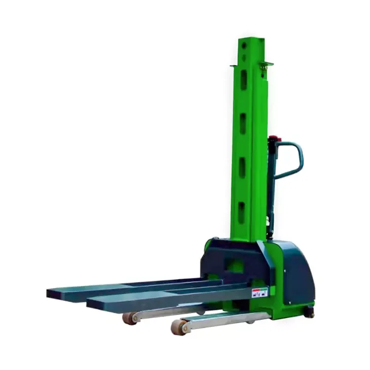 VISION Semi-electric self lifing stacker Self Loading/unloading Stacker Portable Electric Pallet Lift Stackers 500kg