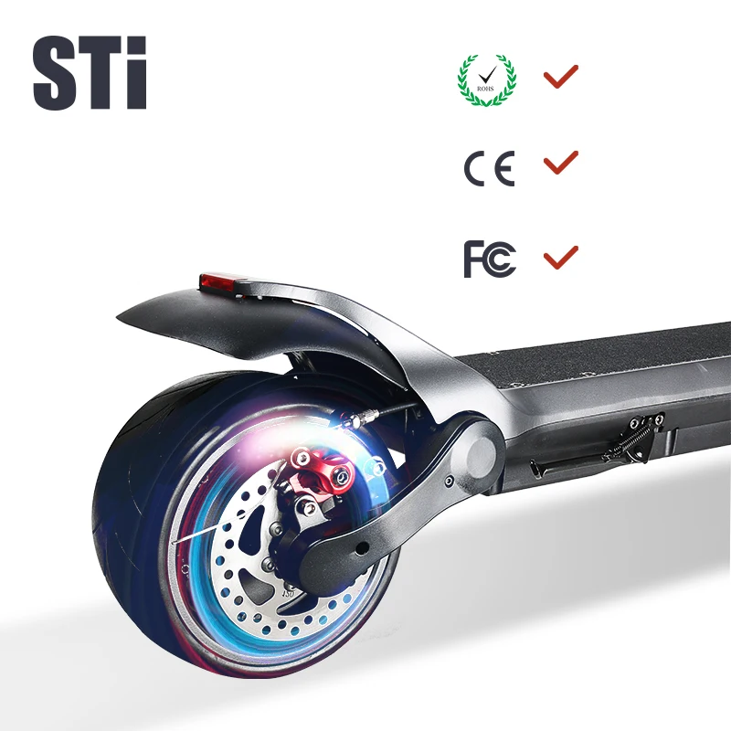 
New Model Wide Wheel 48V 500W Hub Motor Electric Kick Scooter 