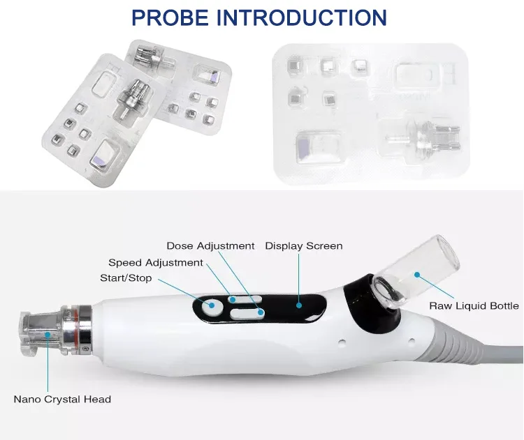Professional Wrinkle Removal No Needle Mesogun Machine Meso Injector Pen Mesotherapy Gun
