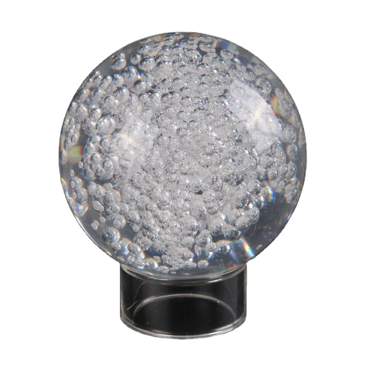 Clear Acrylic Bubble Ball Crystal Resin Decor Ball for Wedding Party Mothers Day Custom Acrylic Contact Juggling Ball