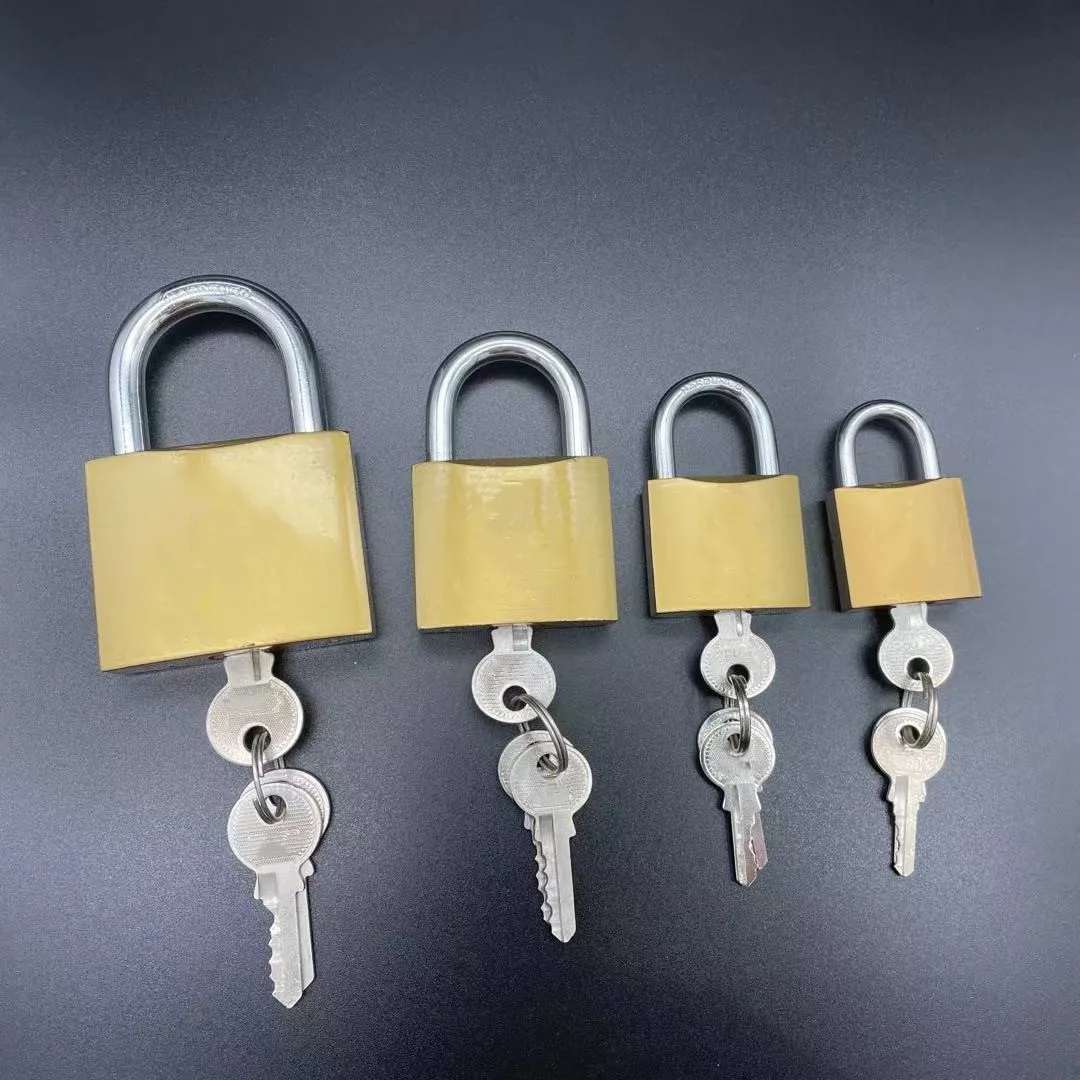 50mm imitate brass padlock good quality safety door lock safety iron padlock
