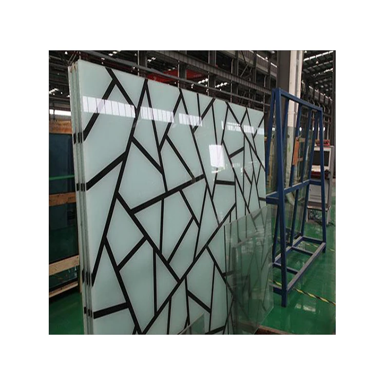 Ceramic Glass Panel Tempered Toughened Decorative Silk Screen Stained Printing Glass Manufacturer Price