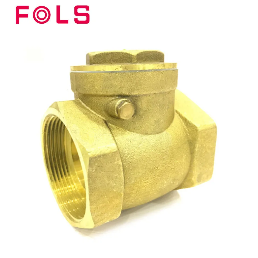 Vertical Compressed air Spring Brass Check Valve
