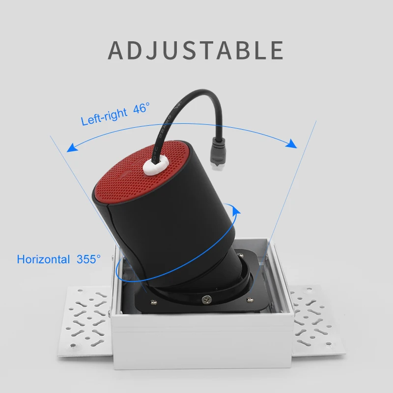 Grille Light Fixture 12w CRI 93 100~140lm/w LED Grille Light Fixture LED Grille Panel Light