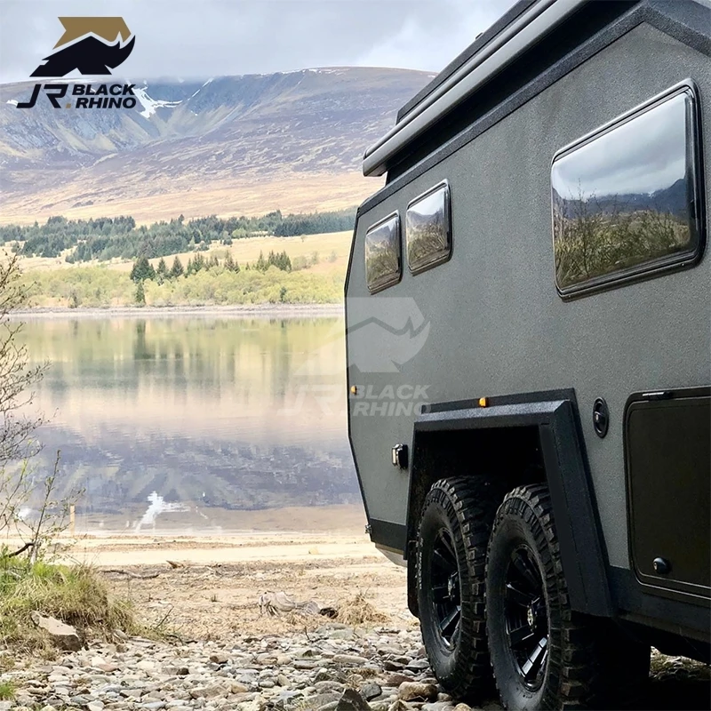 OTR Custom size caravana fora da estrada a frame trailer price trailer with Inside Sleeping