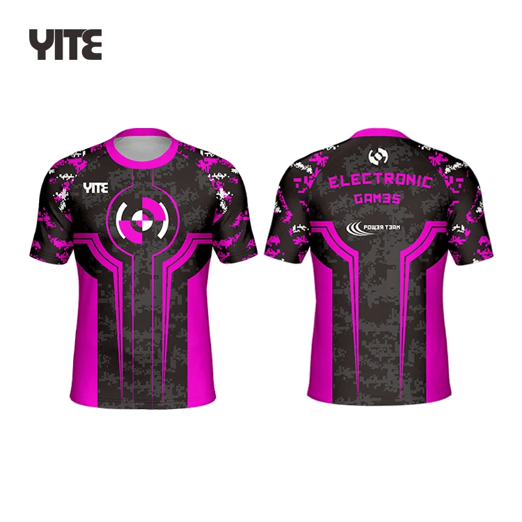 Oem esport jersey fans sublimated custom esports jersey 2021