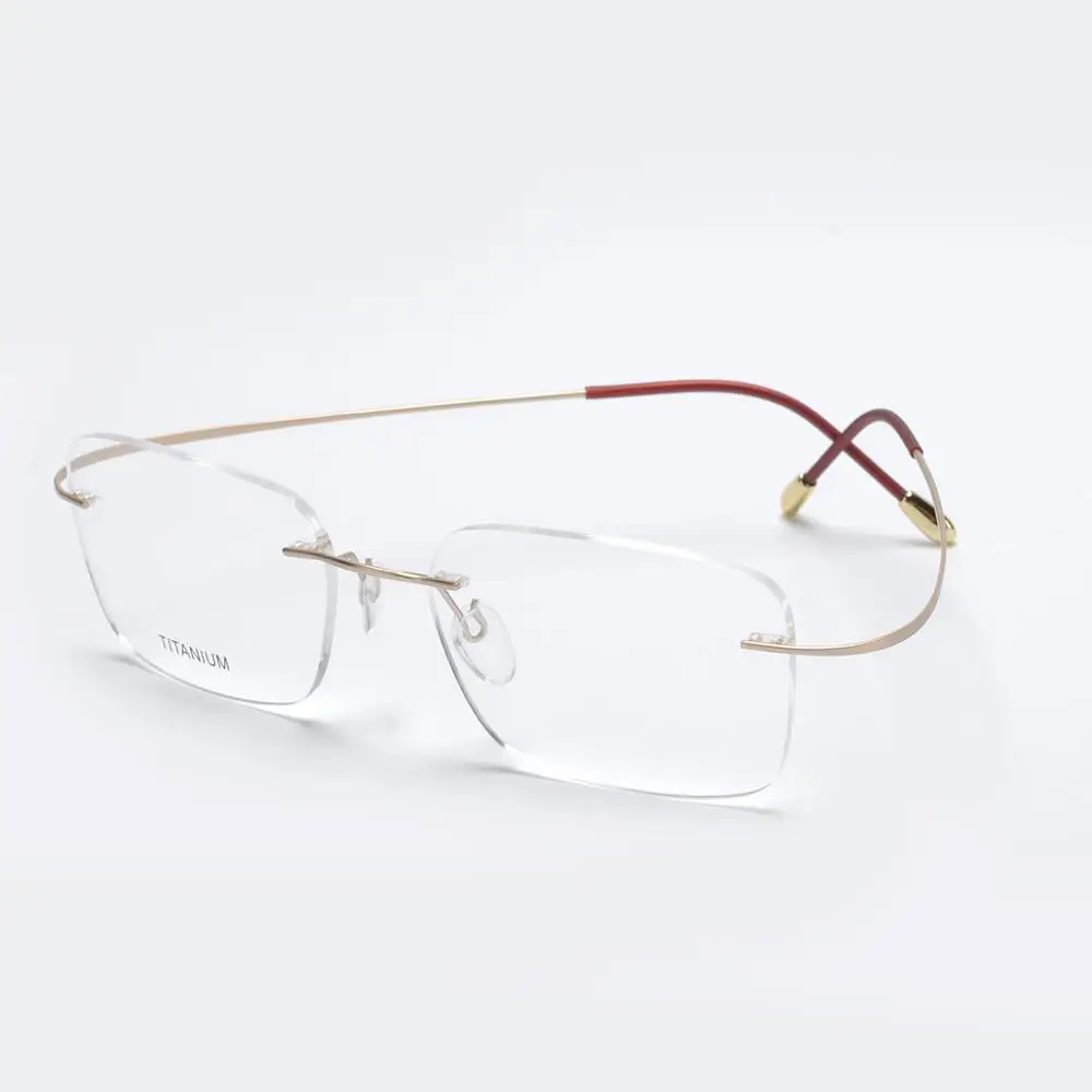 new model rimless eyewear memory titanium opticals frame men wholesale optical eyeglasses spectacle myopia frames