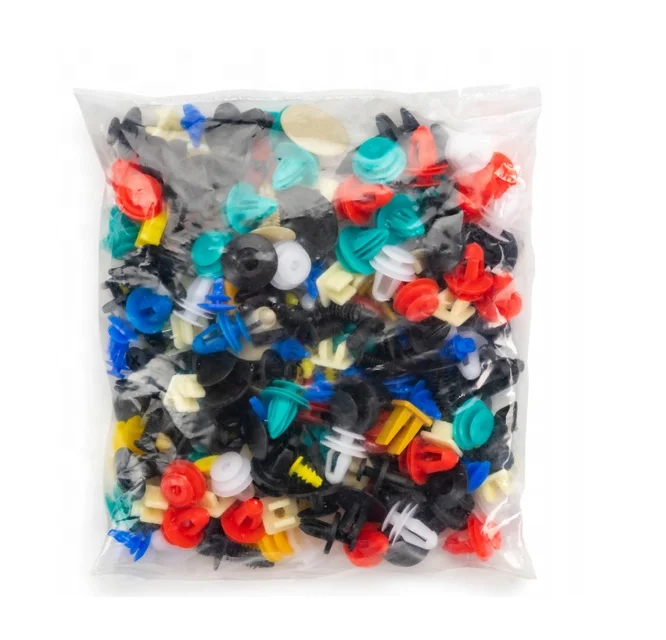 Universal auto parts plastic clips car nylon 100 pcs mixed