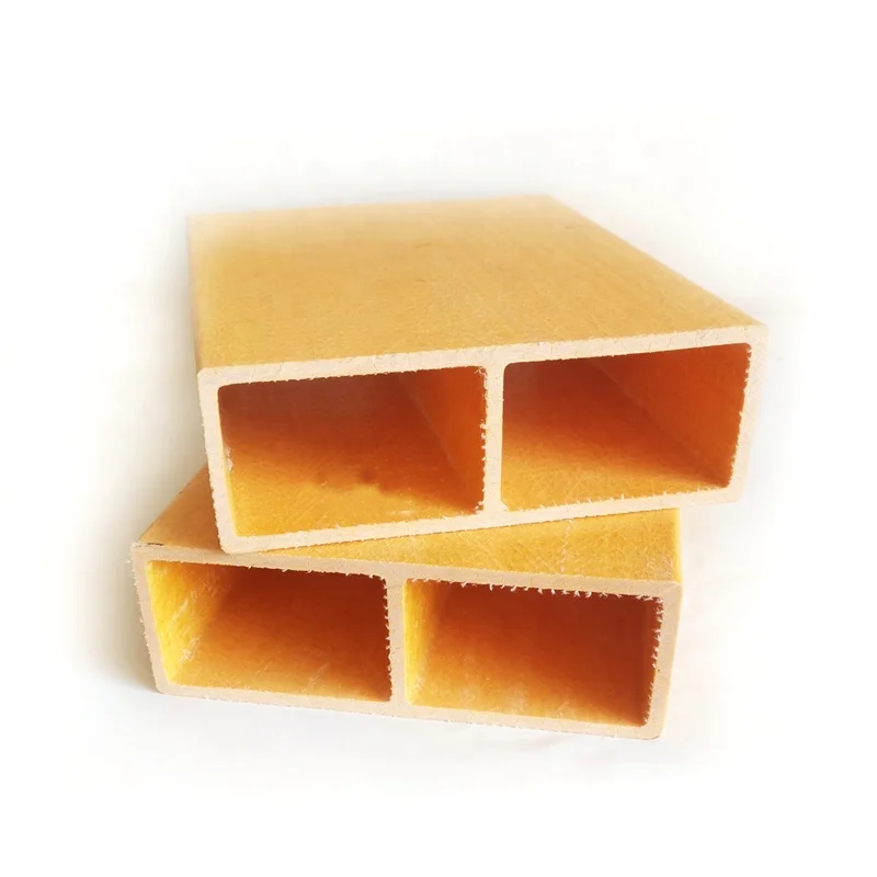 high strength fiberglass rectangular purlin profile for roof support corrosion resistant frp puline