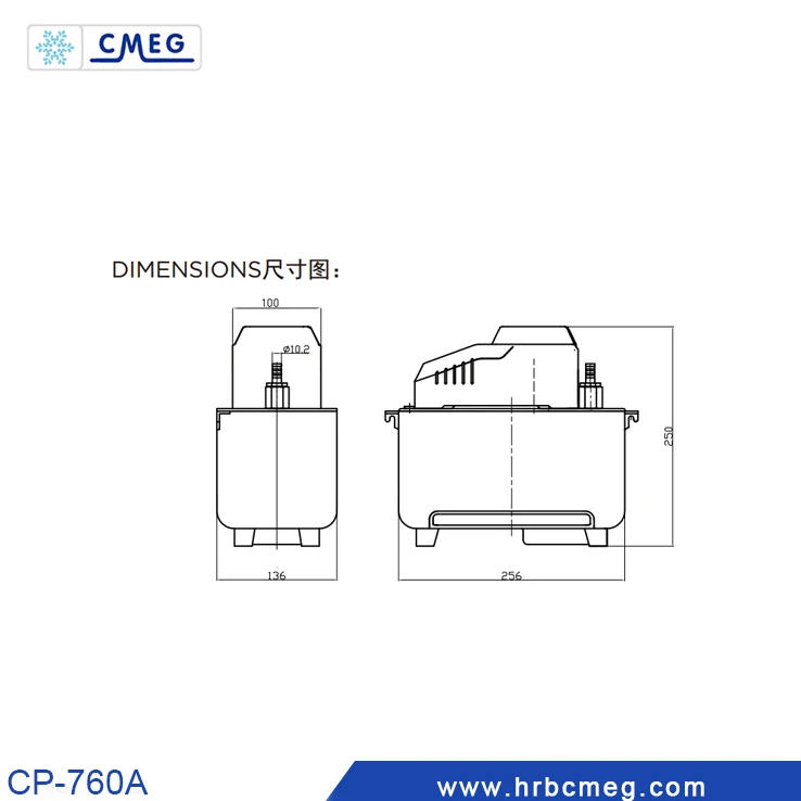 PC-760A water tank pump for air conditioning removal water