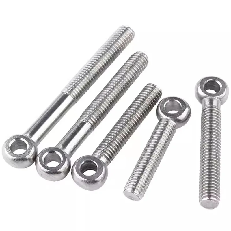 Industry Direct Supply Stainless Steel M4M5M6M8 High Strength Good Luster Eye Ring Bolt