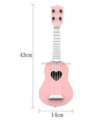 Early Education Simulation Ukulele for Kids Gift about Four String Musical Instrument Music Toy