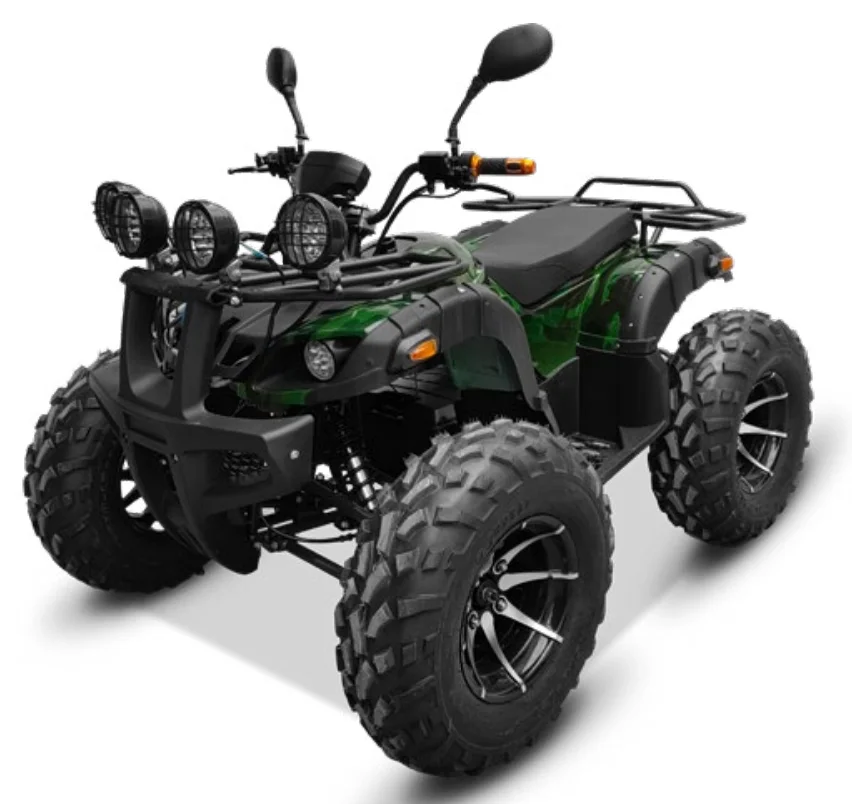 LINGSUN MOTOR 72V 2000W Electric ATV  4x4 Quad for Adults 400cc Off Road Motorcycle