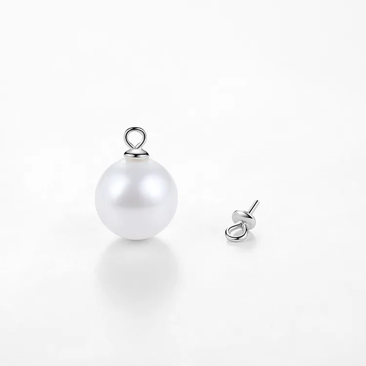 DIY accessories high quality S925 silver jewelry finds bead 18k gold plating for jewelry wholesale