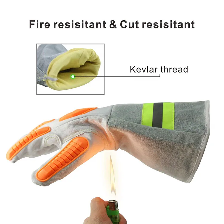 Machinist Operation  Rugged Wear Anti Collision Shockproof  Welding Work Safety Gloves