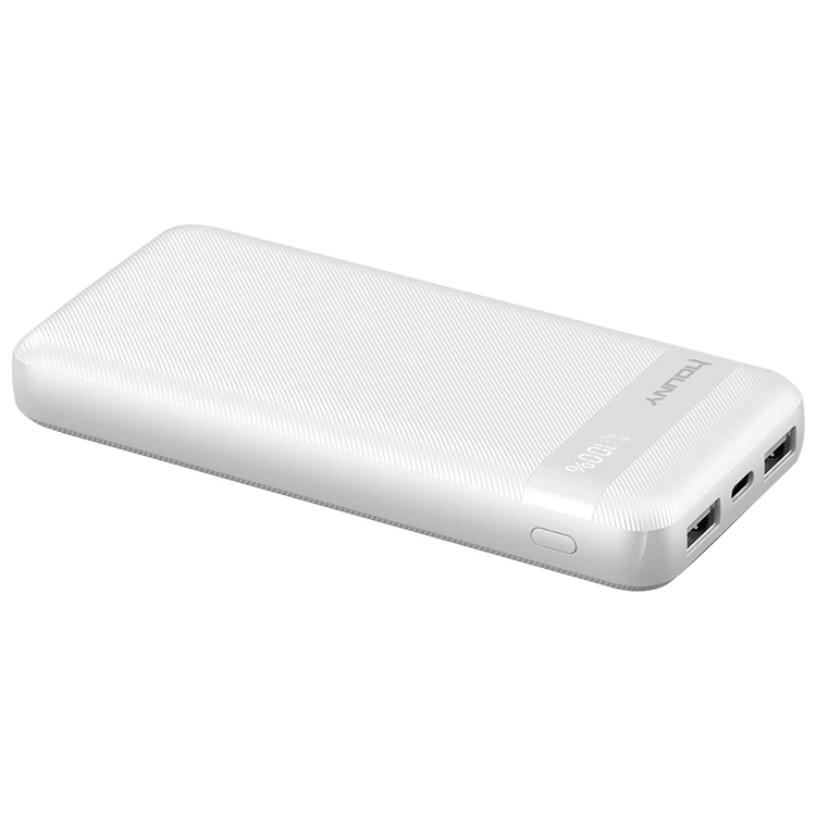 Houny Hot Sale Custom Usb-c Multifunctional Charging Ce Rohs Certificated 15000mah Power Bank With Digital Display