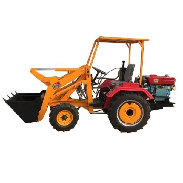 Tractor front mounted bucket and fork   Tractor with front loading