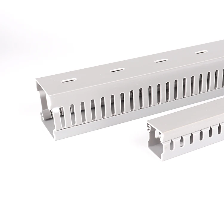 Trunking Cover Electric Wire Floor Cable Pvc Wiring Duct Rectangular Plastic Ducting Pvc Plastic Trunking