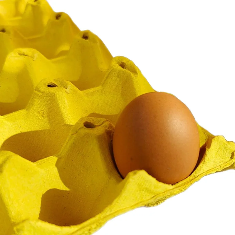 30 pulp egg tray manufacturers wholesale ordinary yellow gray white egg tray Degradable egg tray