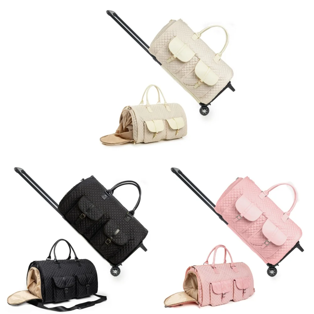 Custom Ready To Ship Luggage Bag Travel Shoe Pouch Carry On Travel Bags with Wheels Portable Bag for Men Women