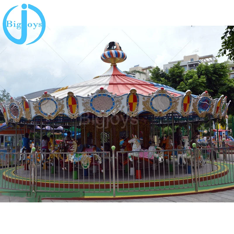 16 seat luxury carousel ride for amusement park