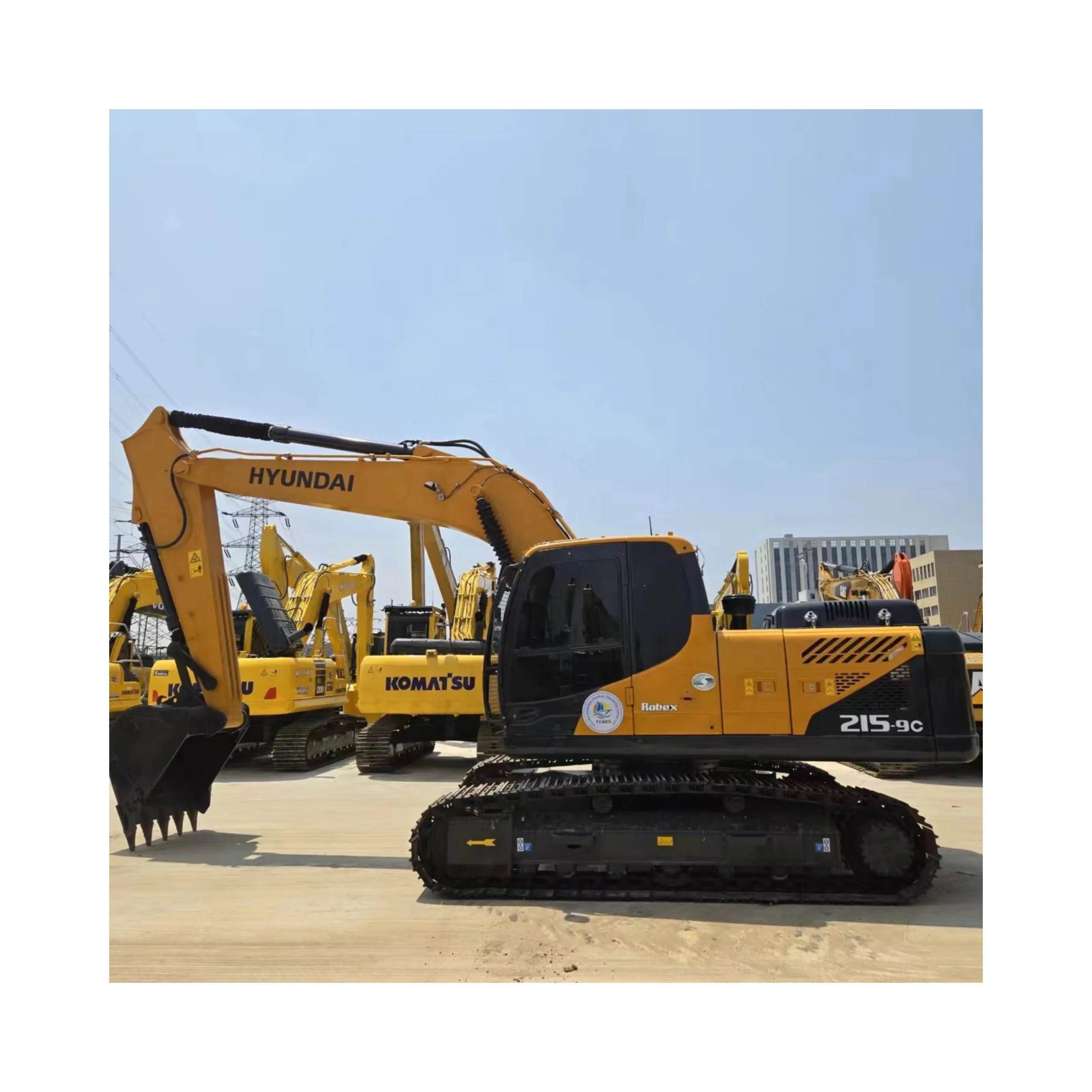 r215 220 Good Quality Excavator Used Korea Hyundai 220LC-9S 150Lc-7 220LC-7 225LC-9T for sale at low price Good Quality