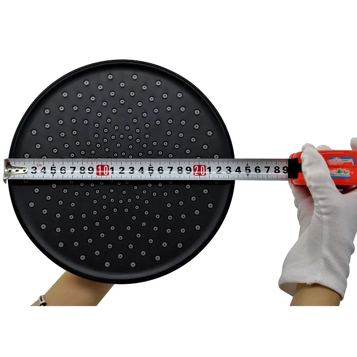 European Style Black Shower pressurized top spray hotel bathroom pressurized shower head