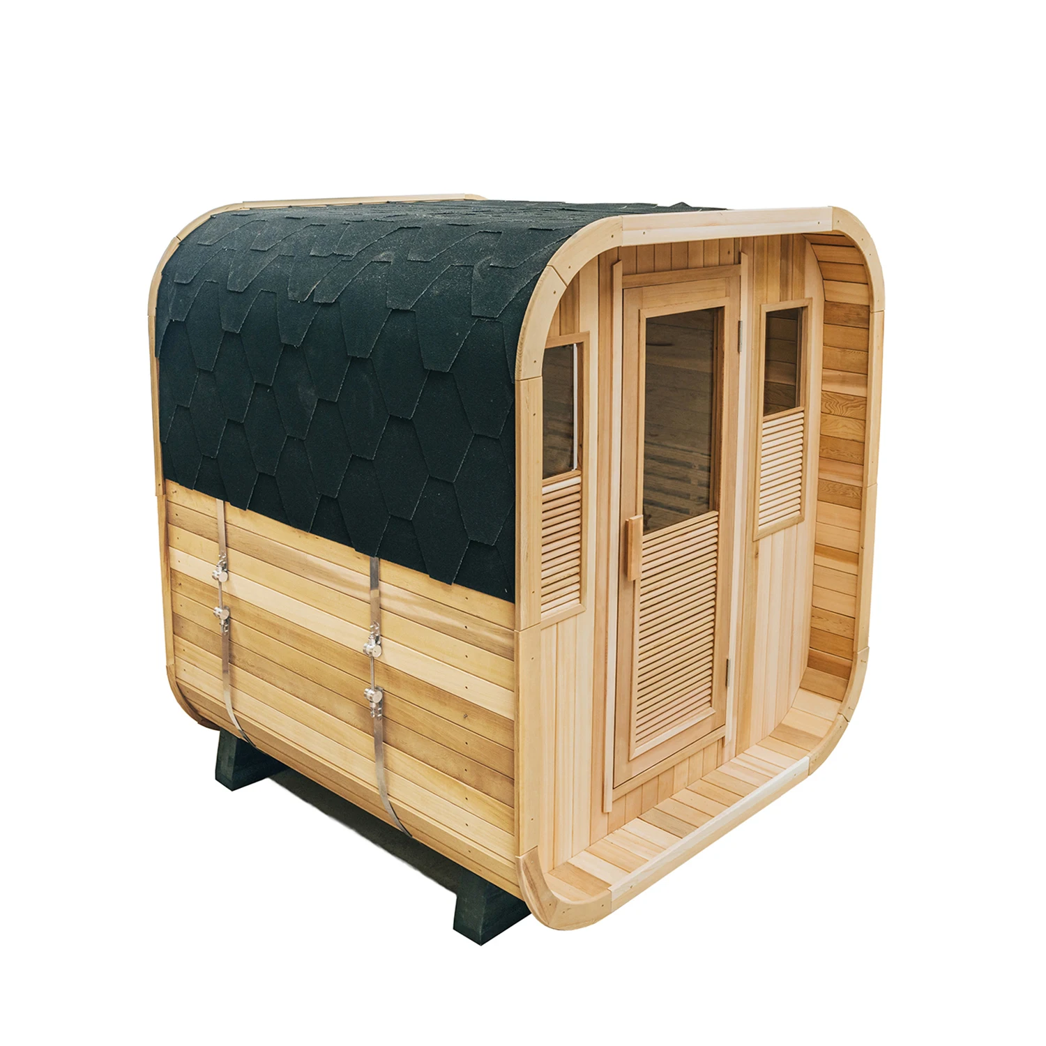 Guaranteed quality outdoor red cedar sauna wet steam sauna room for sale