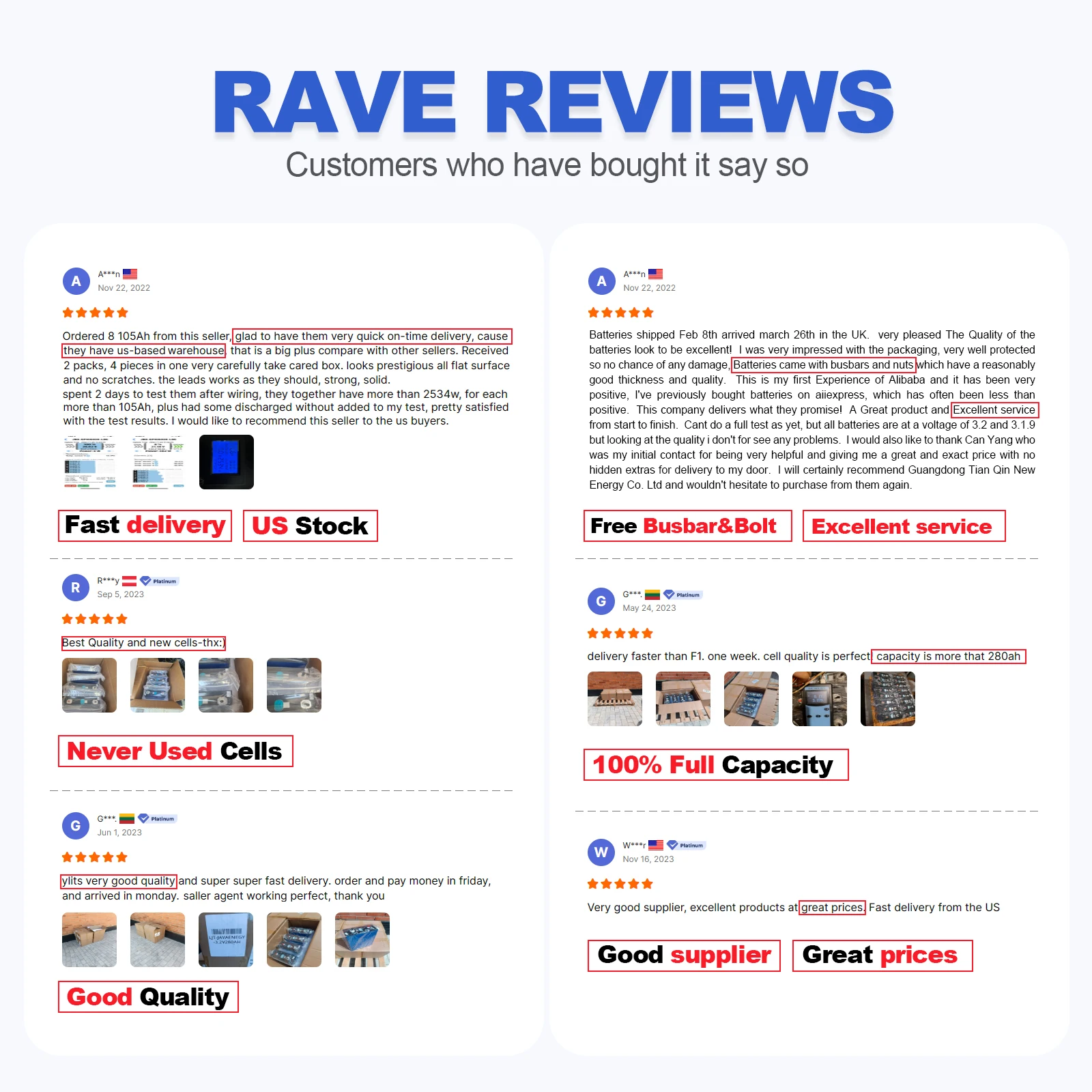 USA Stock 3.2V Lifepo4 battery cell 280Ah lifepo4 battery cell  5 years warranty Door to Door For 48V 280Ah 300Ah solar storage