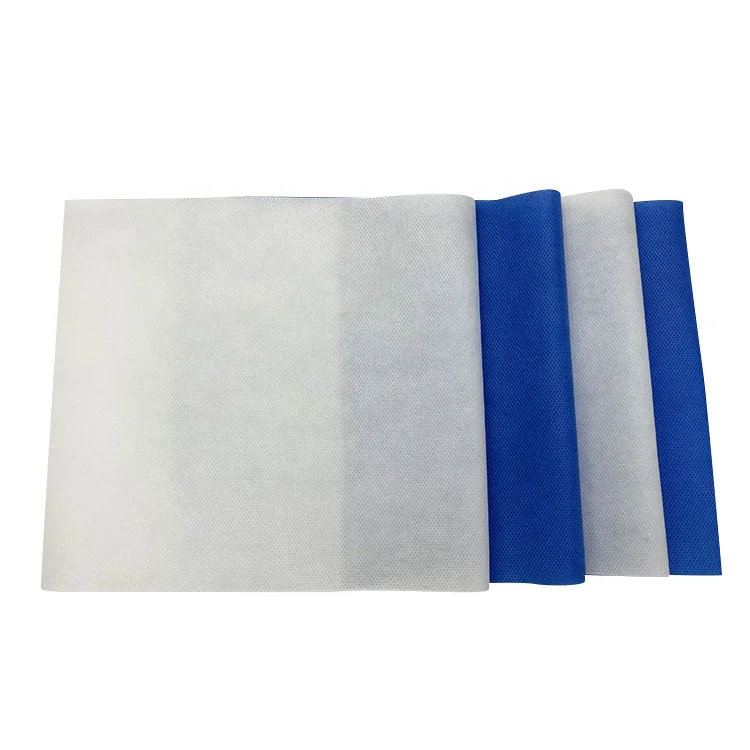 100% Cotton Soft Spunbond Non-woven Fabric for Sanitary Napkins Menstrual Cloth Pads