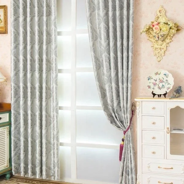 High quality 100% Polyester Material american style Jacquard  curtain fabric/jacquard fabric for curtain