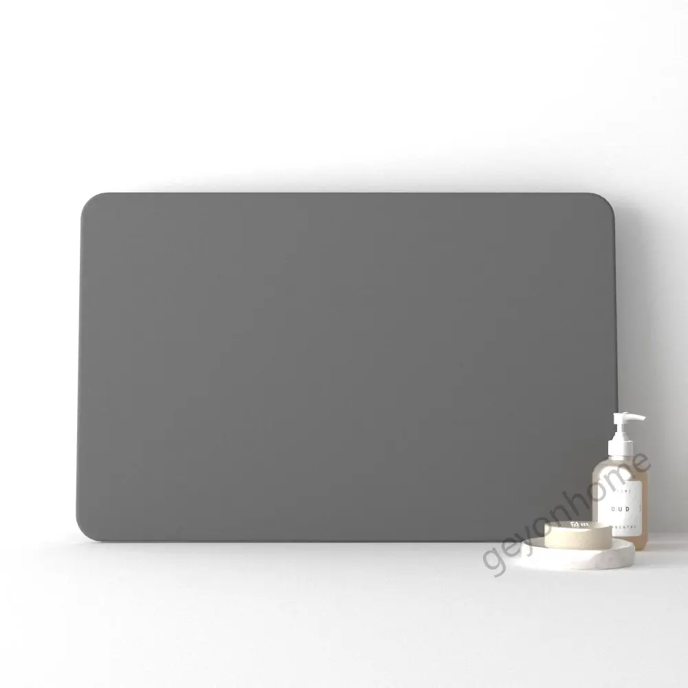 Custom Size Natural Diatomaceous Earth Bath Mat Super Absorption Quick Drying Non-Slip mat