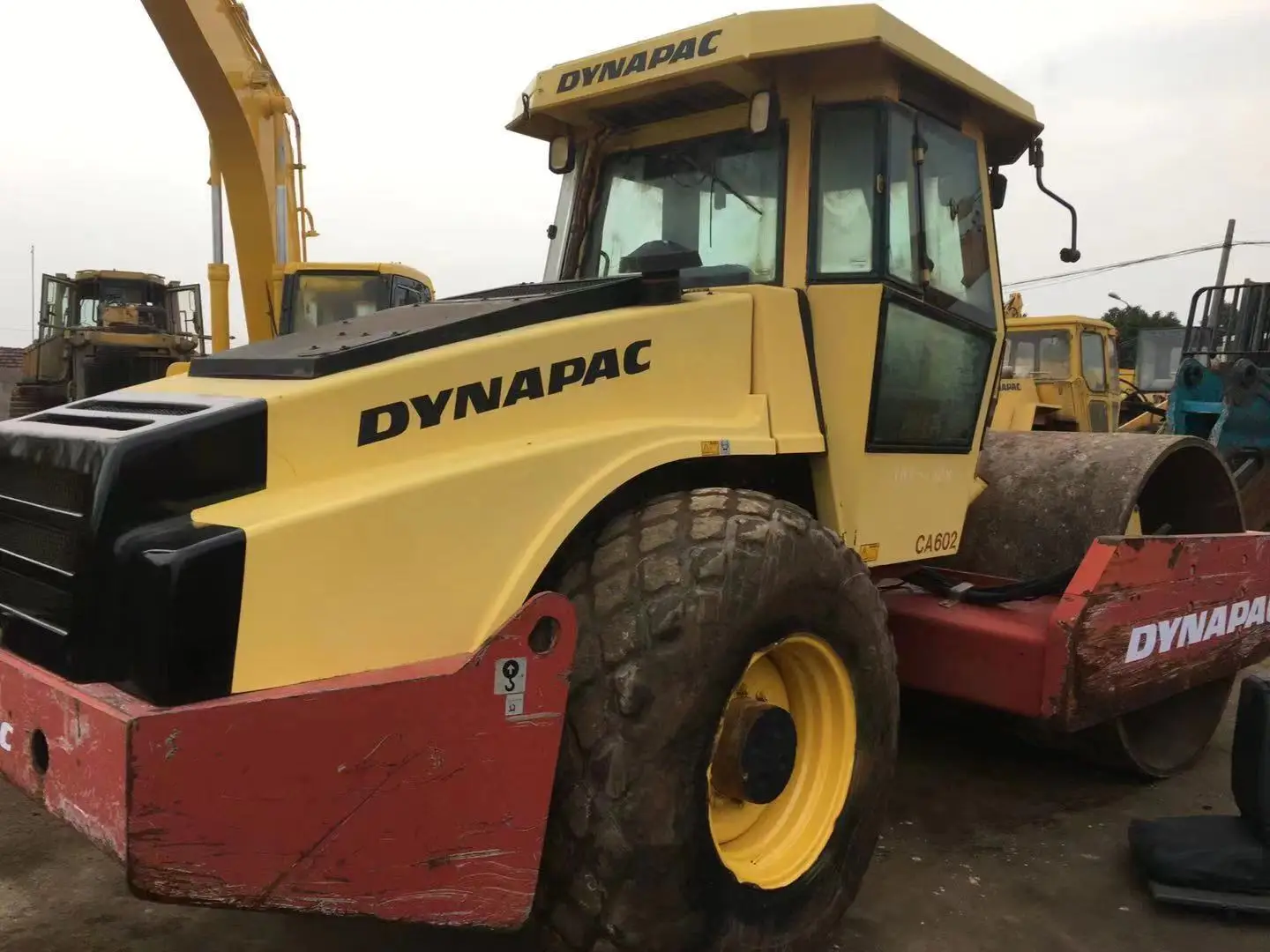 Подержанный дорожный каток dynapac CA602 поставщик строительной техники Уникальная верхняя дорожная мощность запчасти двигателя продажа гидравлической