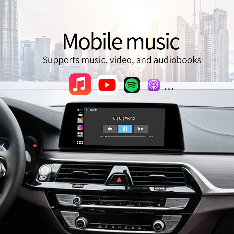  Модификация головного блока Carlinkit с беспроводным модулем carplay для BMW CIC EVO NBT F10 F20 F30 F32 E90 и т.