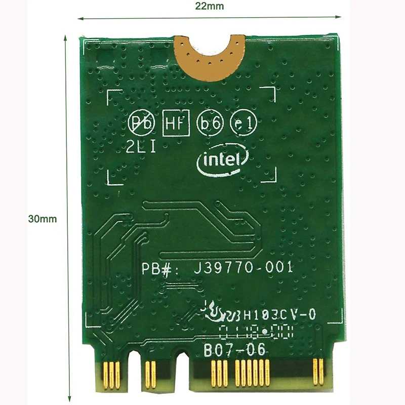 Беспроводная сетевая карта 9260NGW с Wi-Fi 1730 Мбит/с Intel 9260 двухдиапазонный M.2 11ac Bluetooth 5 0 для ноутбука Windows