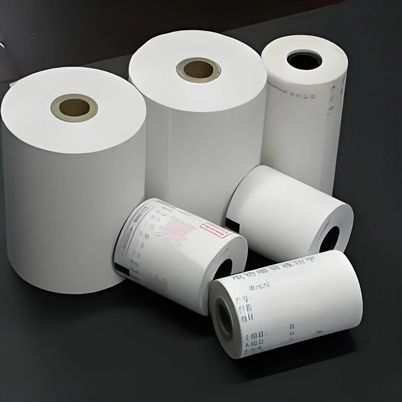 Recyclable Thermal Paper Roll 80mm Cash Register 70Gsm Printed Thermal Coating Paper Single Thermal Printer OEM Custom Sizes