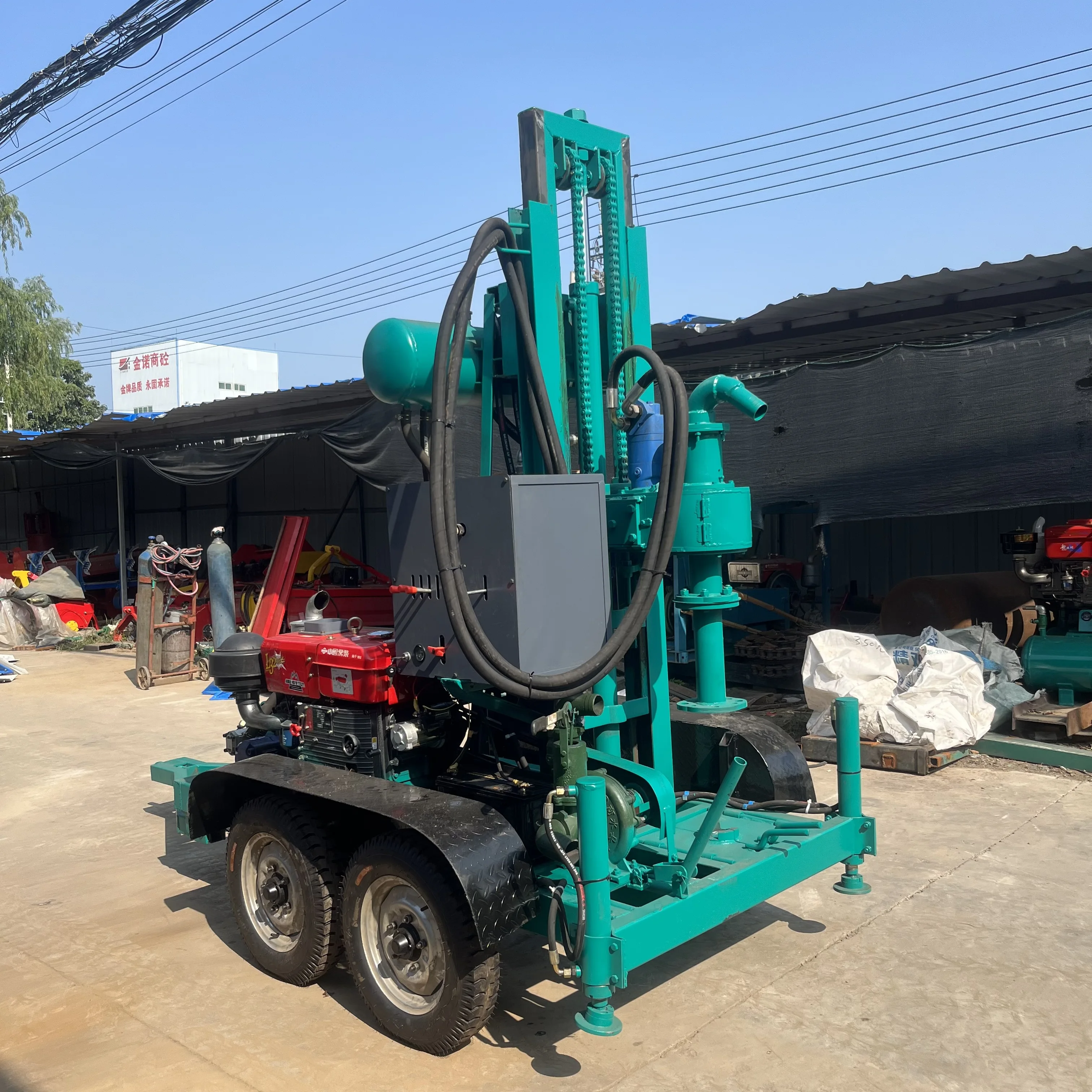 AKL-150Y+ Easy Operation Hydraulic Motores Diesel Drilling Machine Price Small Water Well Drilling Rig Machine