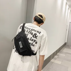 Профессиональная сумка для бега на открытом воздухе, рекламный модный дизайн, Экологически чистая Маленькая женская нагрудная сумка через плечо, мужские сумки-мессенджеры