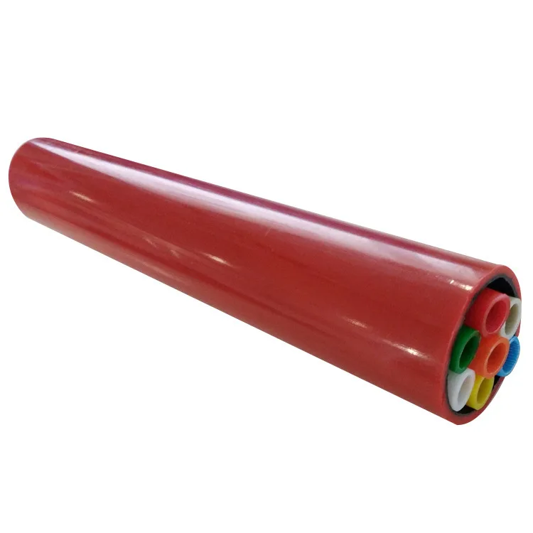 Square Type 4ways 14/10 mm With PE Sheath 1.2mm TW Series HDPE Micro Duct For Air Blown Fiber Optic Cable