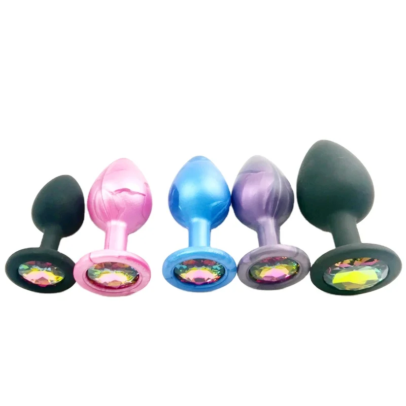 OEM ODM Factory customized high quality silicone rubber anal massage plugs Posterior rubber  anal plug