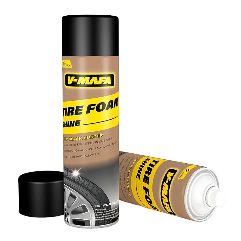 car automobile multi function foam cleaner and tire shine and tire polish and tire foam cleaner spray
