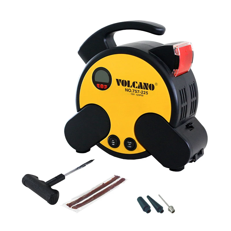 Hot Sale Car Portable Emergency Tools Vehicle Tools Tyre Repair Kit Puncture Repair Tool Kit Air Compressor