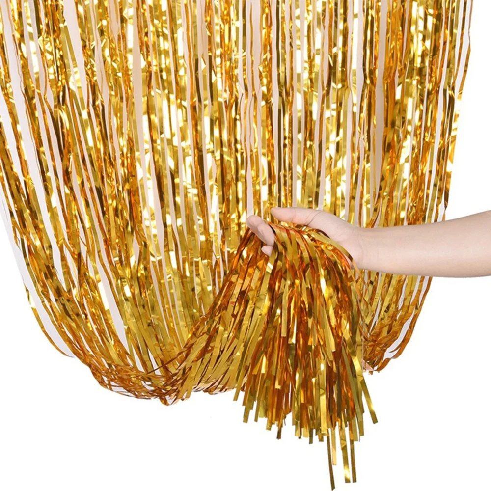 Фоновая занавеска с бахромой 1x3 м/3,2x9,8 футов фоны блестящие мерцающие украшения для свадьбы дня рождения выпускного вечера