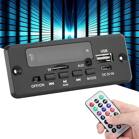 DC 5V USB Power supply Hands Free LCD Screen MP3 Player KIT FLAC WMA WAV decoder audio board FM Radio SD Module